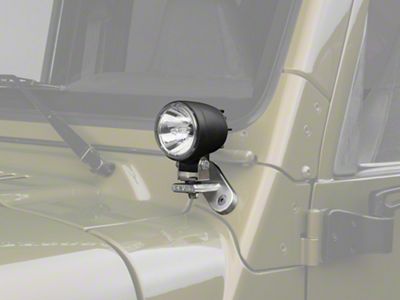 Delta Windshield Mount H.I.D Light Kit with Brackets (97-06 Jeep Wrangler TJ)