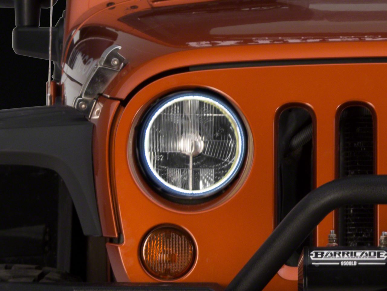 Delta Jeep Wrangler Xenon HALO 7 in. Headlight Kit 01114850XH (0718