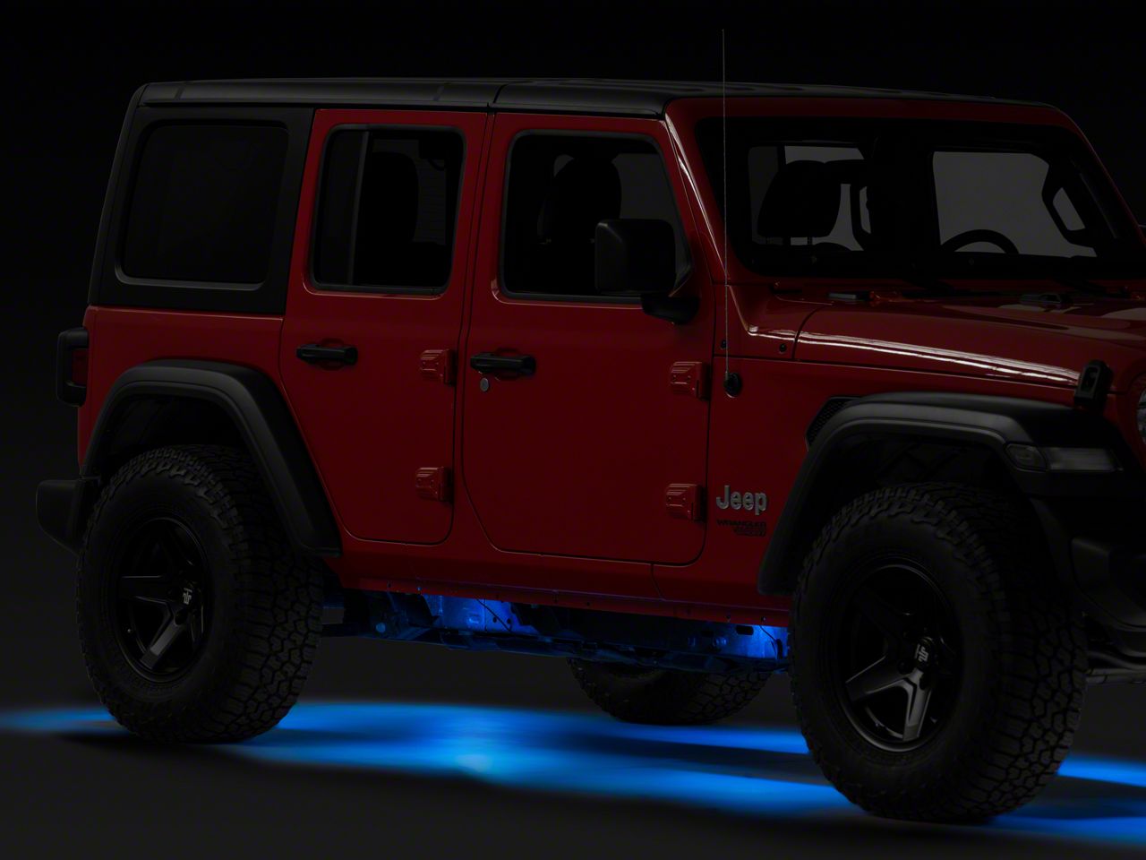 under jeep lights