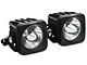 Vision X 3-Inch Optimus LED Cube Lights with A-Pillar Mounting Brackets (07-18 Jeep Wrangler JK)