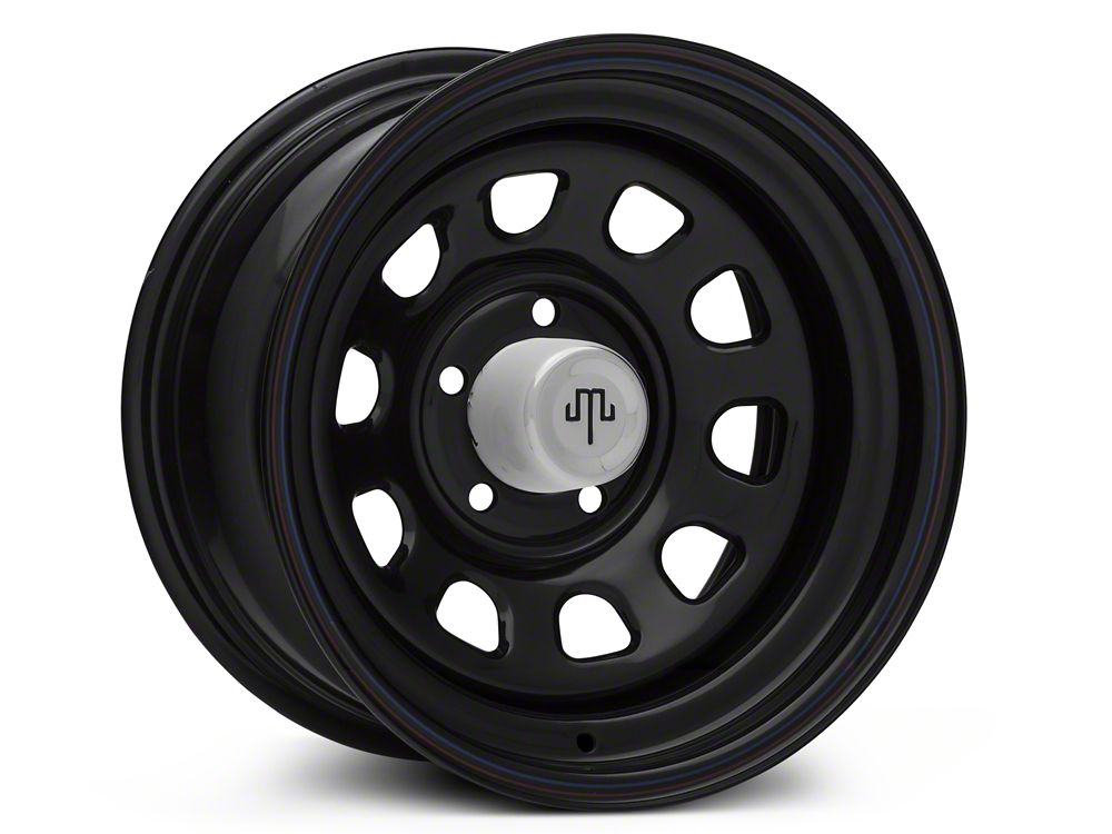 DBH ウィール Mammoth D Window Black Wagon Wheel Edition Steel Wheel; 15x8