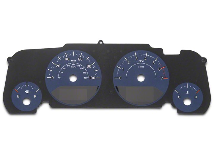 How to Install US Speedo Daytona Gauge Face Kit Blue/ Blue Night on