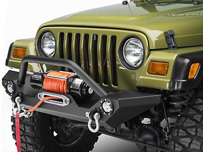 Barricade Jeep Wrangler Trail Force HD Front Bumper with LED Lights J102910  (87-06 Jeep Wrangler YJ & TJ) - Free Shipping