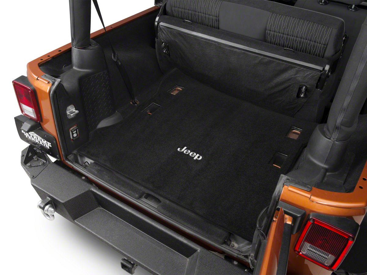 Lloyd Jeep Wrangler Ultimat Cargo Mat with Jeep Logo; Black J102922 (11-18 Jeep  Wrangler JK 2-Door) - Free Shipping