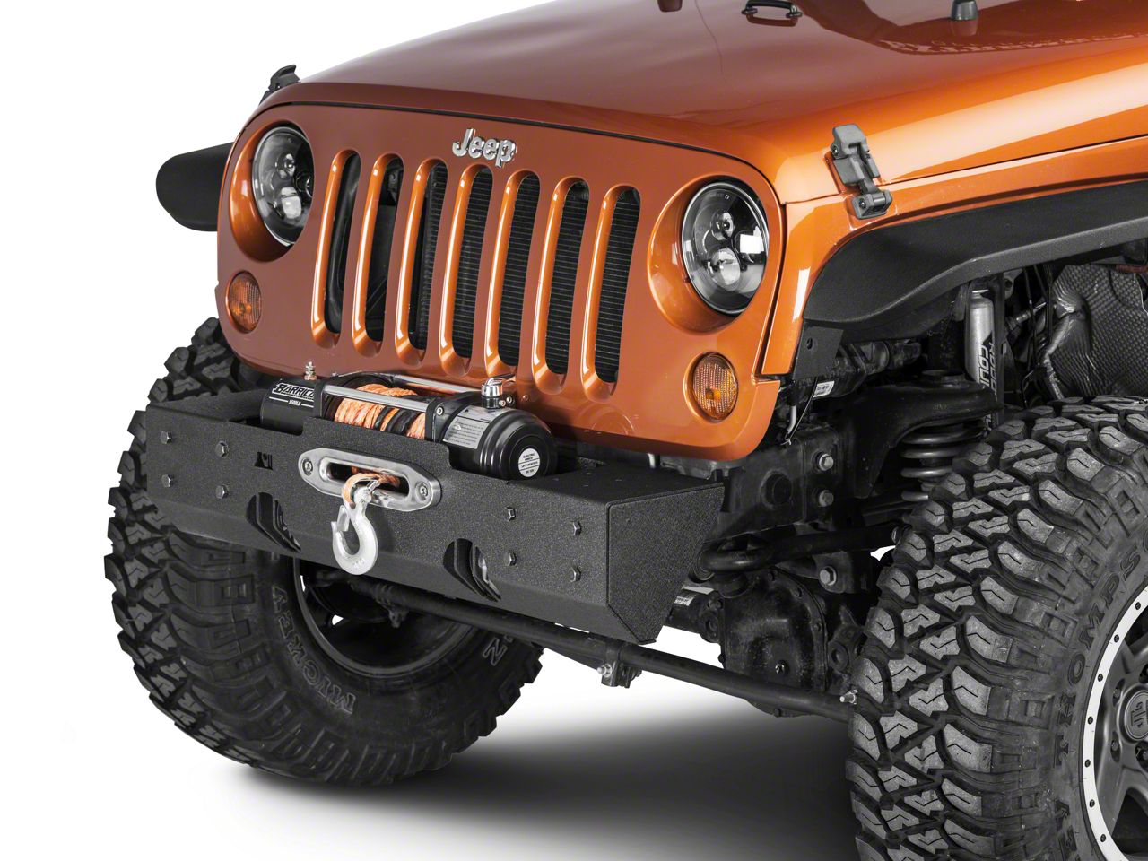 Rugged Ridge Jeep Wrangler XHD Winch Front Bumper 11540.08 (07-18 Jeep ...