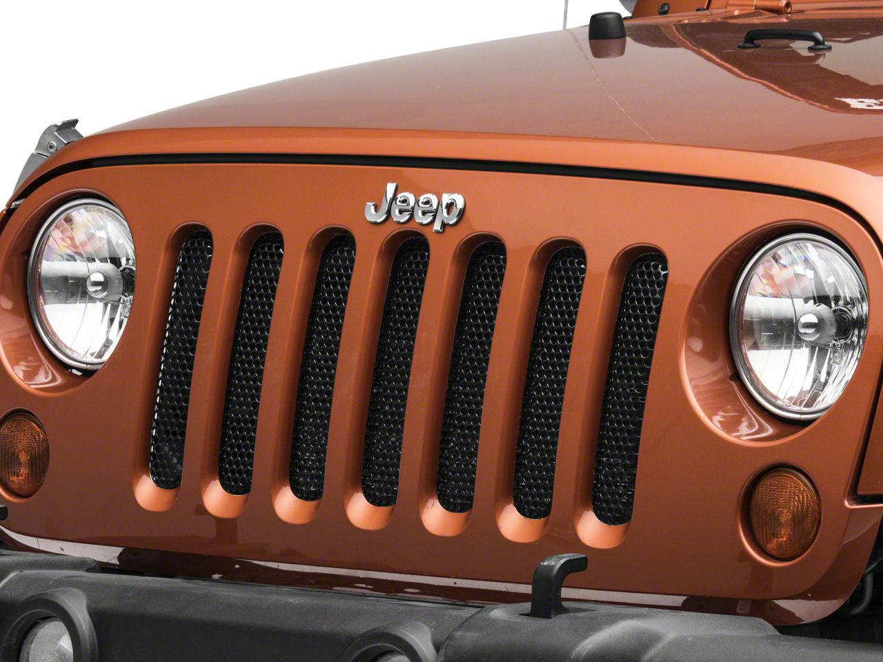 How to Install Rugged Ridge Perforated Grille Insert in Black (07-18 Wrangler  JK) on your Jeep Wrangler | ExtremeTerrain