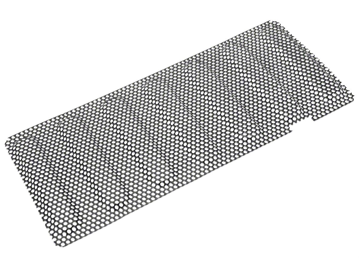 Rugged Ridge Perforated Grille Insert Black 07 18 Jeep Wrangler Jk