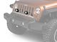 Rugged Ridge 3.50-Inch Round LED Lights with Stainless Steel Front Bumper Light Bar (07-18 Jeep Wrangler JK)