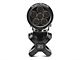 Rugged Ridge 3.50-Inch Round LED Light with Small X-Clamp Kit; Black (Universal; Some Adaptation May Be Required)