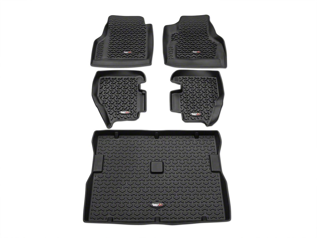 Rugged Ridge Jeep Wrangler All Terrain Front Rear Cargo Floor