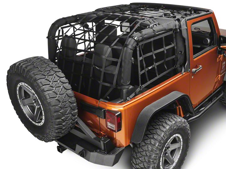 How to Install a Rugged Ridge Cargo Net, Black, 2Door on your Jeep