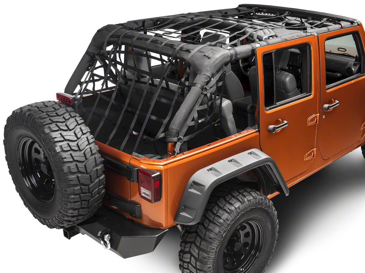 Rugged Ridge Jeep Wrangler Cargo Net Black 13552 71 07 18 Jeep