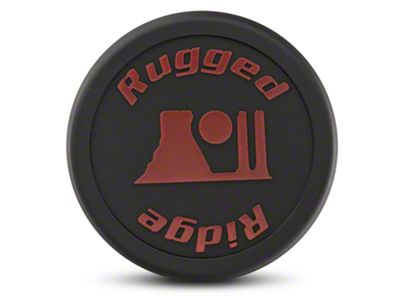 Rugged Ridge 17x9 Jesse Spade Wheel Center Cap; Black (07-23 Jeep Wrangler JK & JL)