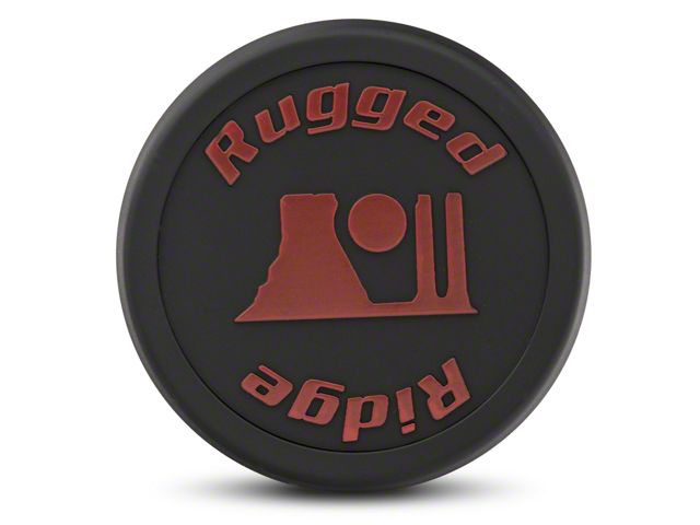 Rugged Ridge 17x9 Jesse Spade Wheel Center Cap; Black (07-24 Jeep Wrangler JK & JL)