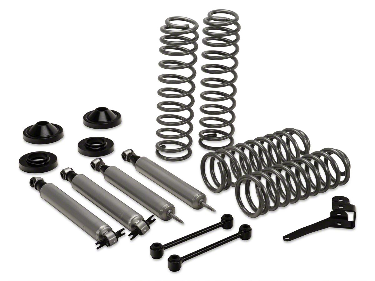 Rough Country Jeep Wrangler  Suspension Lift Kit with Shocks  PERF693 (07-18 Jeep Wrangler JK 2-Door) - Free Shipping