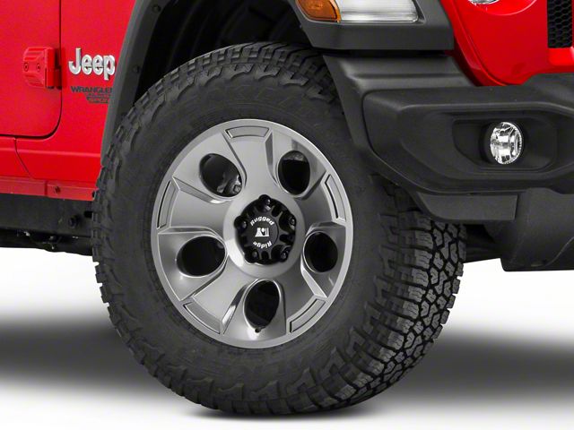 Rugged Ridge Drakon Gunmetal Gray Wheel; 18x9 (18-24 Jeep Wrangler JL)