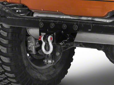 Rugged Ridge 2-Inch Receiver Hitch with D-Ring Shackle Assembly (07-18 Jeep Wrangler JK)