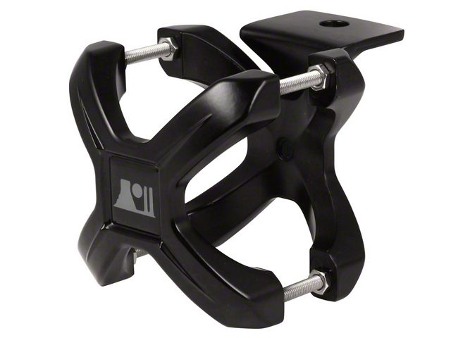 Rugged Ridge X-Clamp for 1.25 to 2-Inch Tubing; Black (Universal; Some Adaptation May Be Required)