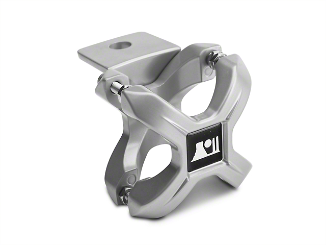 Rugged Ridge X-Clamp for 1.25 to 2-Inch Tubing; Silver (Universal; Some Adaptation May Be Required)
