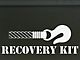 SEC10 Recovery Kit Decal; White (66-24 Jeep CJ5, CJ7, Wrangler YJ, TJ, JK & JL)