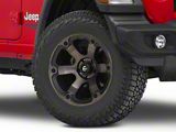 Fuel Wheels Beast Matte Black Machined Wheel; 18x9; -12mm Offset (18-26 Jeep Wrangler JL)