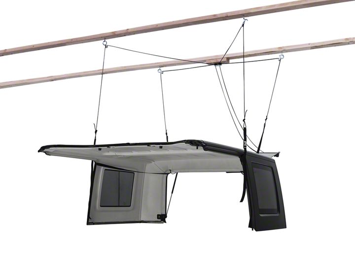 How to Install a Harken Hoister Garage Storage 4Point Lift System on your 8718 Jeep Wrangler