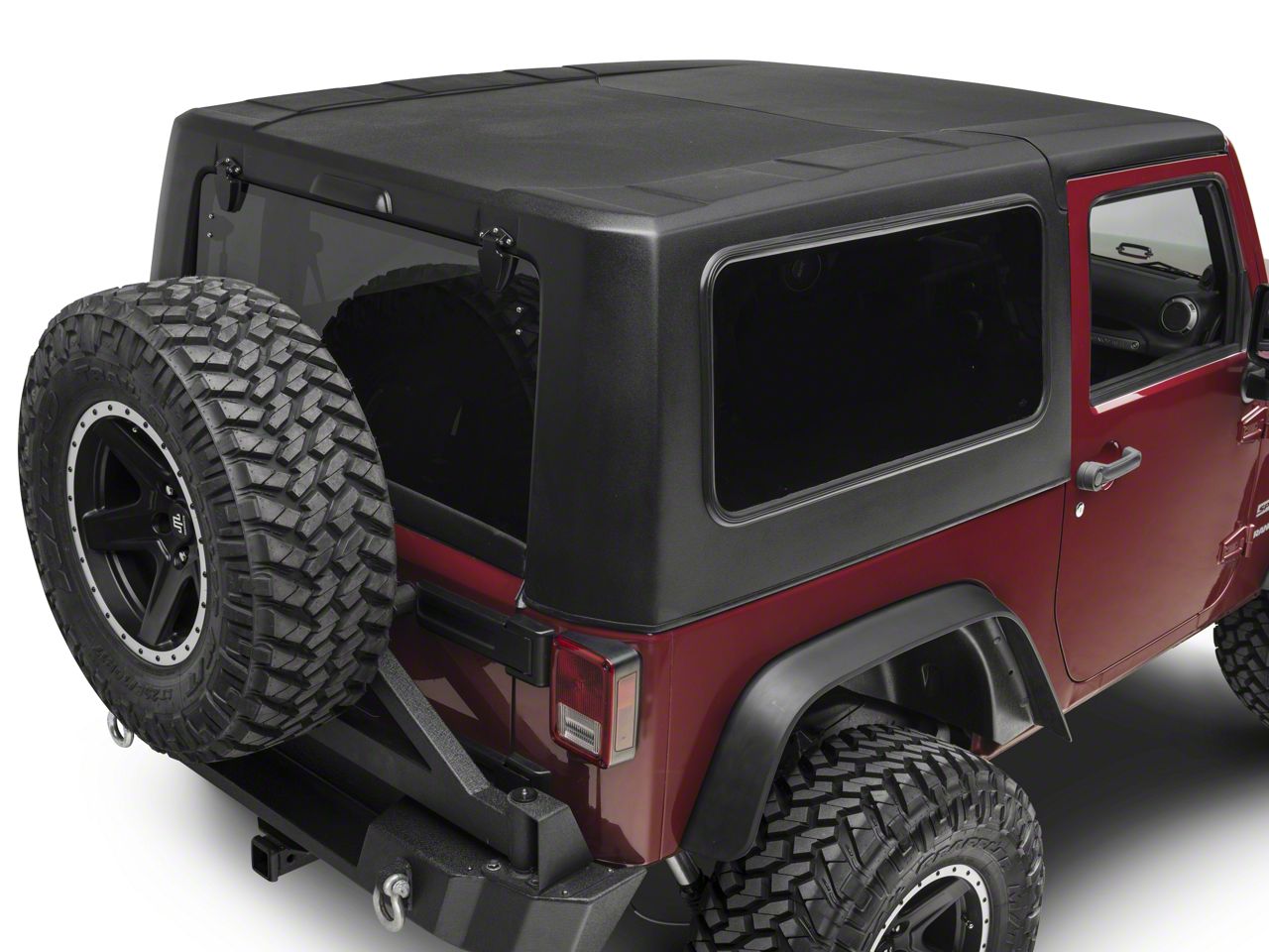 1-Piece Removable Hardtop for Jeep Wrangler JK 2-Door (2007-2018)