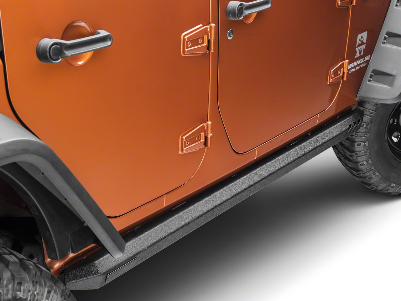 Lund Wrangler Rock Rail Nerf Bars 26410019 (0718 Jeep Wrangler JK 4