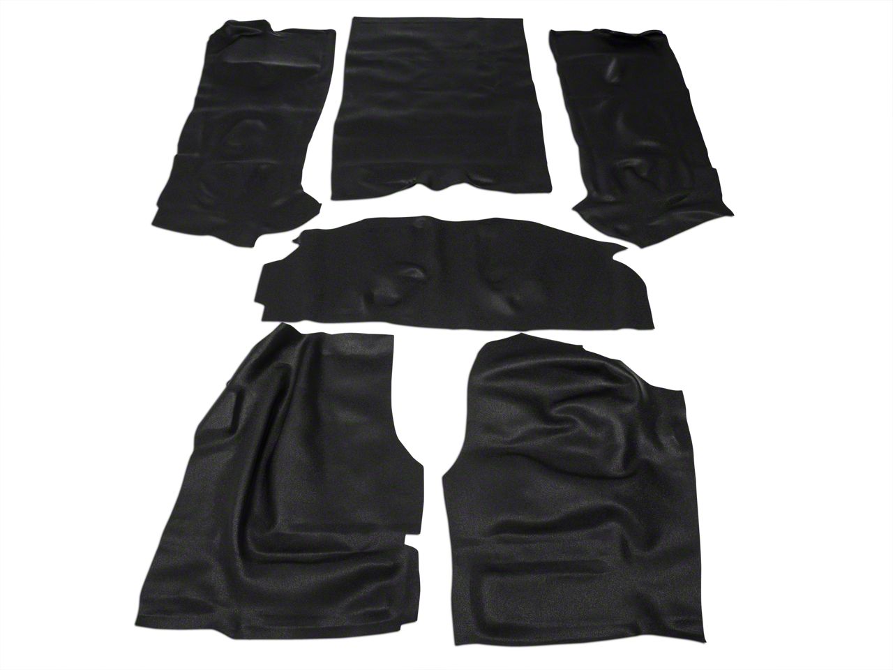 OPR Jeep Wrangler Complete Vinyl Flooring Kit Black 1788716 (0406