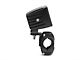 Rugged Ridge 3-Inch Square LED Light with Small X-Clamp Kit; Textured Black (Universal; Some Adaptation May Be Required)