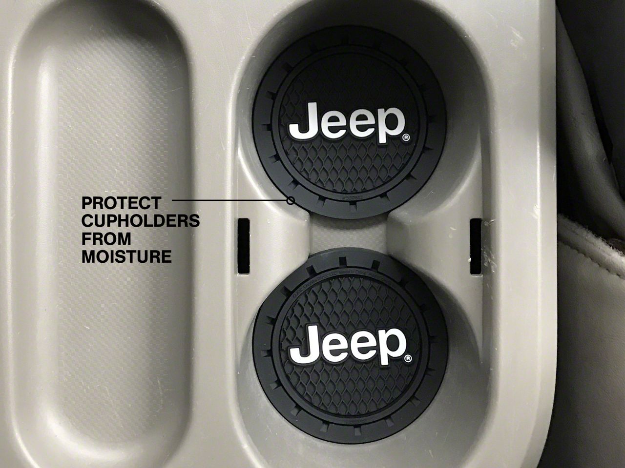 Jeep Wrangler Auto Coasters with Jeep Logo (Universal; Some Adaptation May  Be Required) - Free Shipping