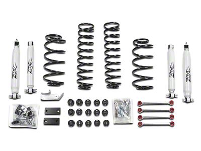 Zone Offroad 4.25-Inch Combo Lift with Sway Bar Disconnects and Nitro Shocks (97-06 Jeep Wrangler TJ)