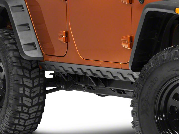 How to Install Rugged Ridge Body Armor Smooth Rocker Guard Kit Black