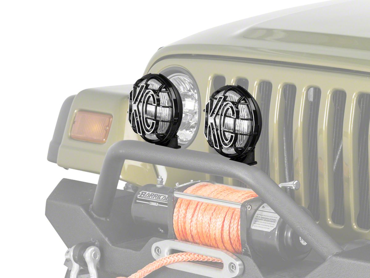KC HiLiTES Jeep Wrangler 6 in. Apollo Pro Replacement Fog Light 1134 (97-04 Jeep  Wrangler TJ)