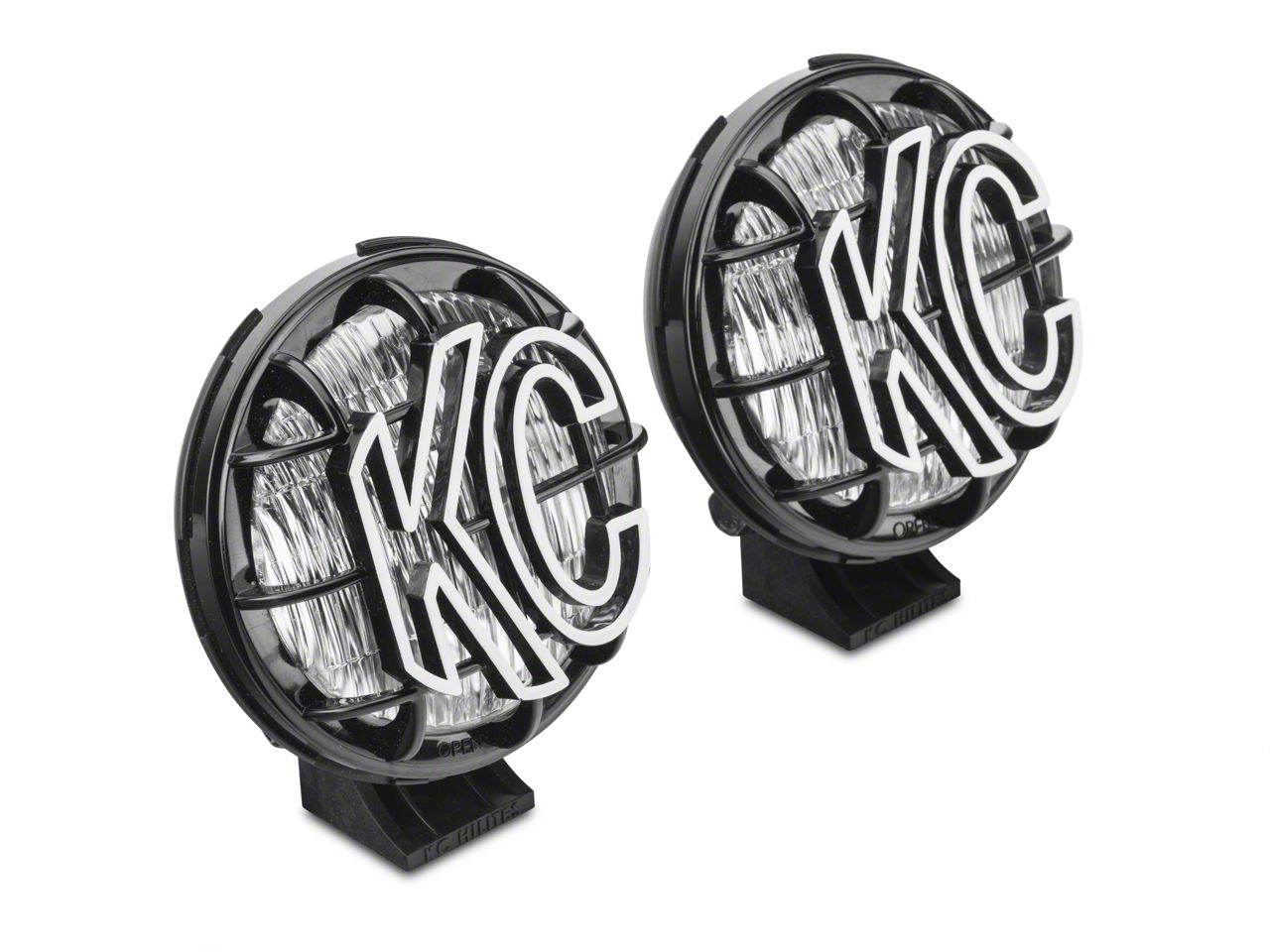 KC HiLiTES Jeep Wrangler 5-Inch Apollo Pro Halogen Lights; Fog Beam; Pair  452 (Universal; Some Adaptation May Be Required) Free Shipping