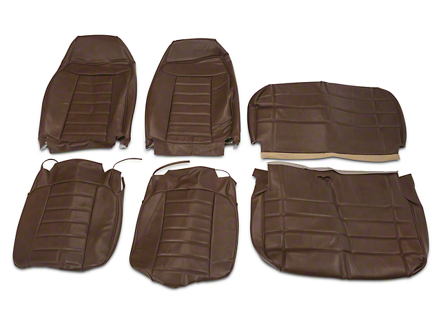 OPR Vinyl Seat Upholstery; Saddle (87-95 Jeep Wrangler YJ)