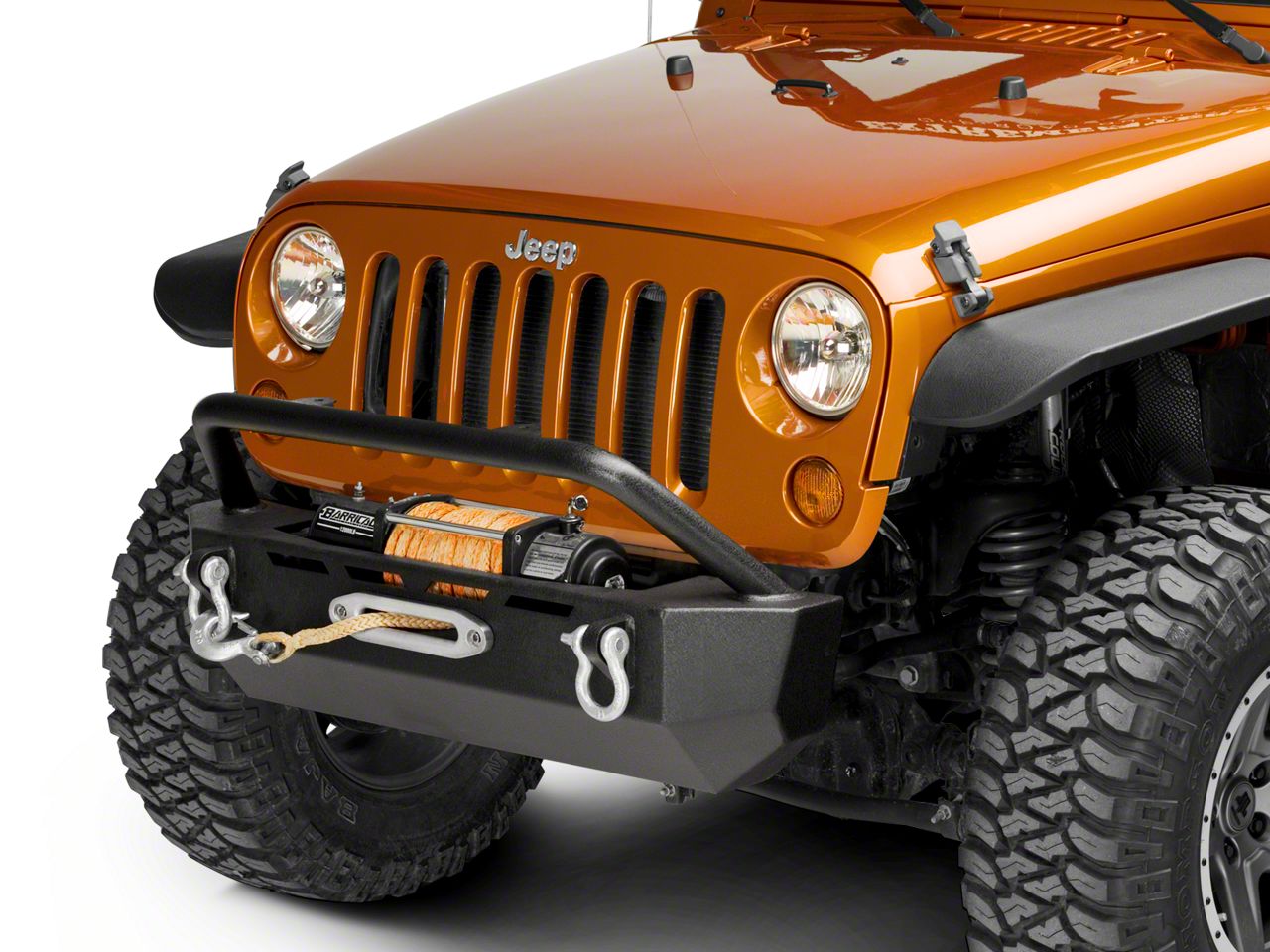 Barricade Jeep Wrangler Extreme HD Stubby Front Bumper J103685 (07-18 ...