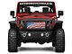 Rugged Ridge Spartan Grille Insert; American Flag (07-18 Jeep Wrangler JK)
