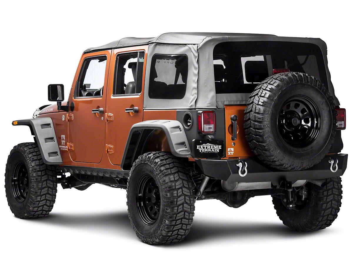 Rugged Ridge Jeep Wrangler 5 Piece Body Armor Kit Smooth Matte