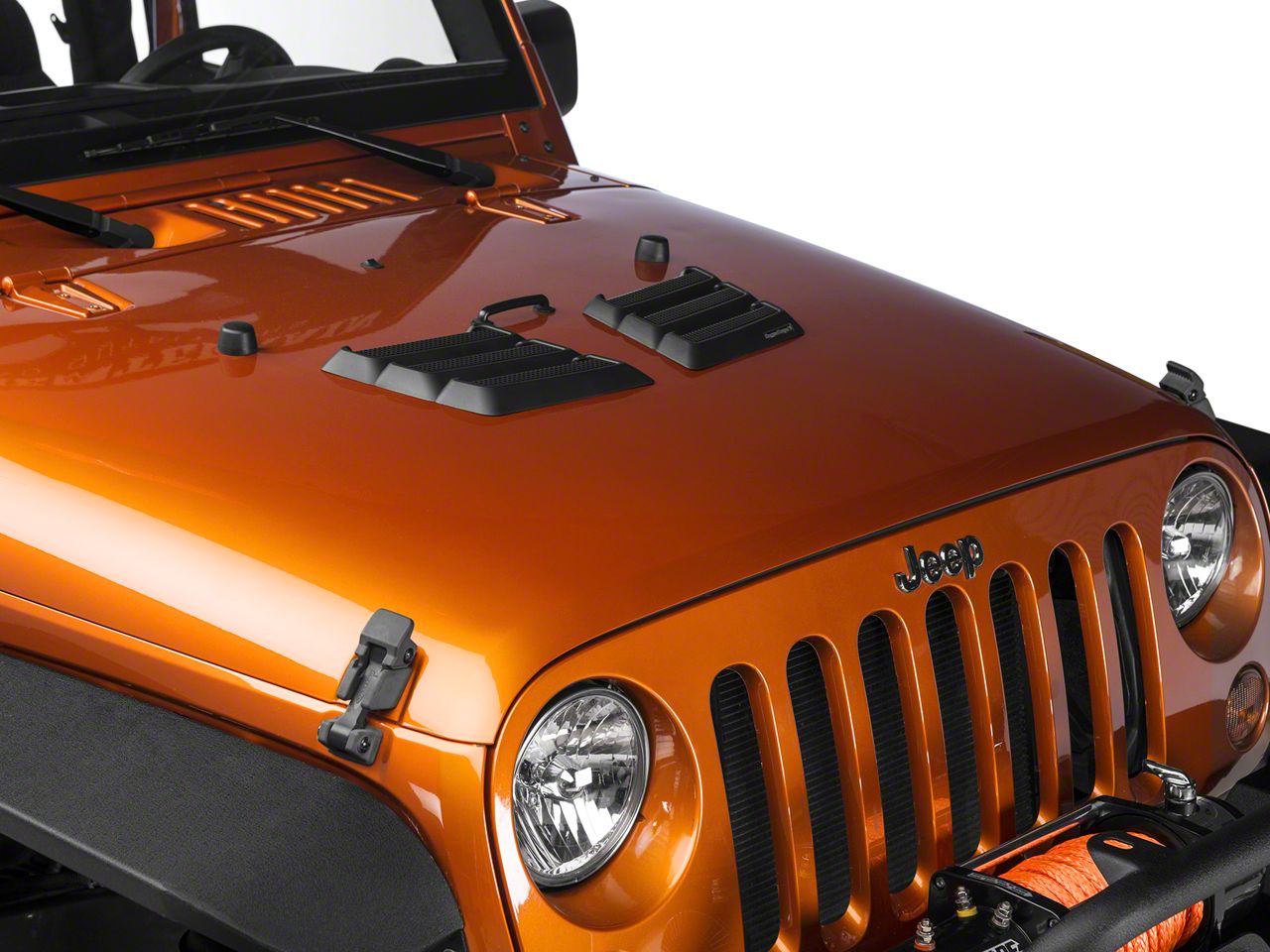 Rugged Ridge Jeep Wrangler Performance Hood Vents Black 17759.09 (97