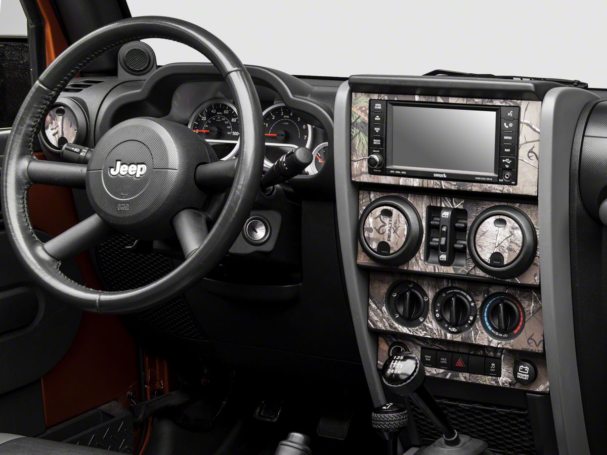 Real Tree Camo Dash Kit 07 10 Jeep Wrangler Jk