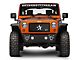 RBP RL Series Smooth Frame Grille; Black (07-18 Jeep Wrangler JK)