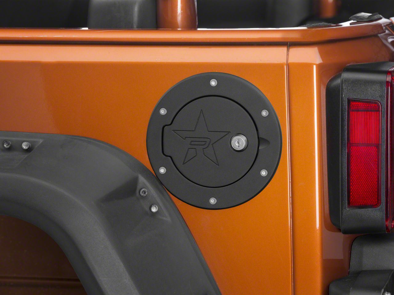 RBP Jeep Wrangler RX2 Locking Fuel Door Black RBP6032KLRX2 (0718