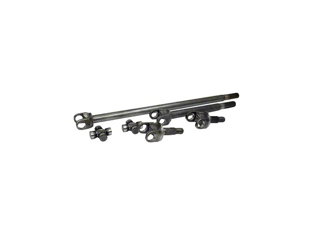 Yukon Gear 4340 Chrome-Moly Dana 30 Replacement Front Axle Kit with SuperJoints (07-18 Jeep Wrangler JK)