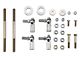 RockJock Antirock Front Sway Bar Kit with Forged Arms and Forged Frame Brackets (07-18 Jeep Wrangler JK)