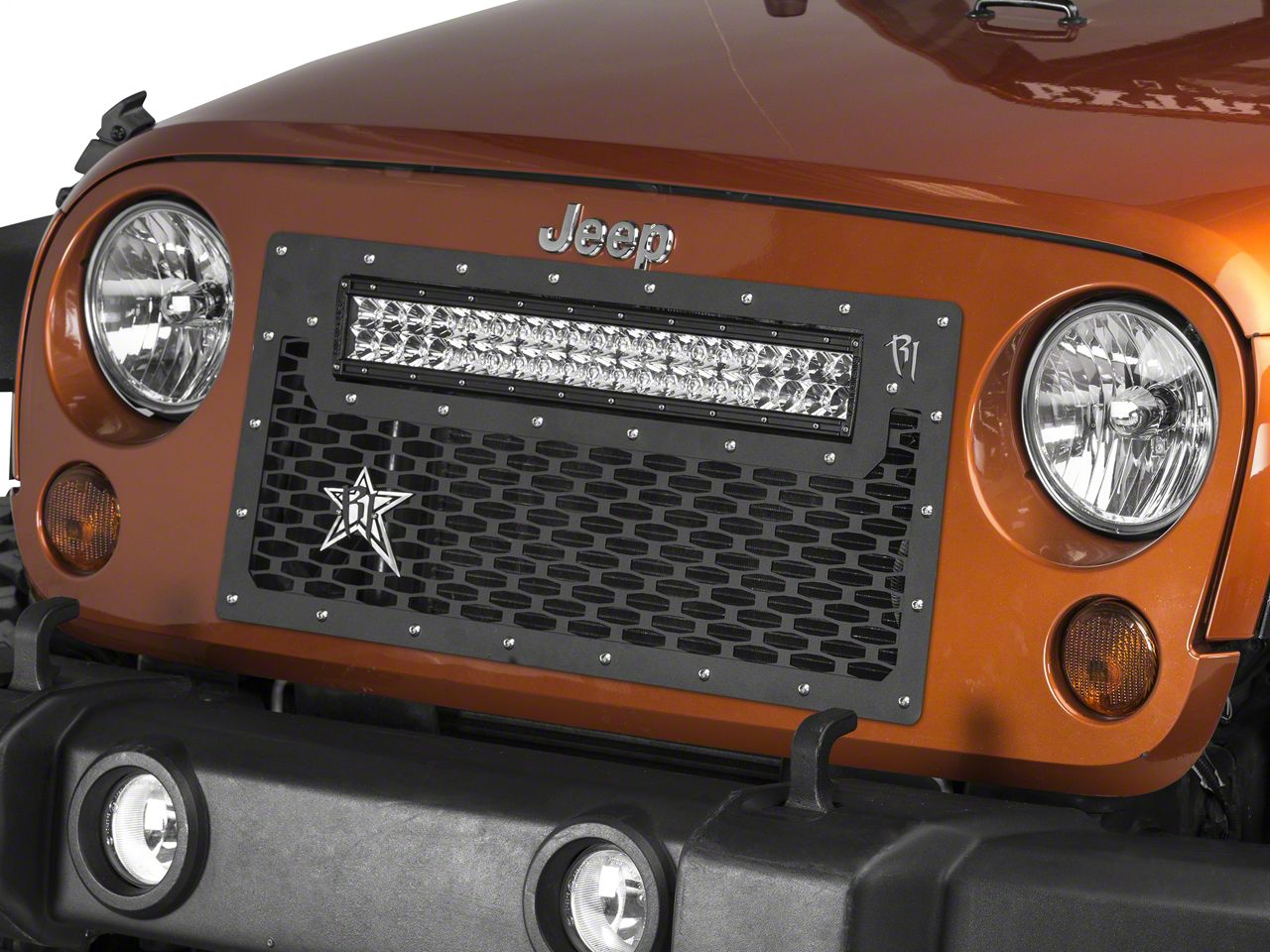 Rigid Industries Jeep Wrangler Grille Mount for 20 in. E Series Light