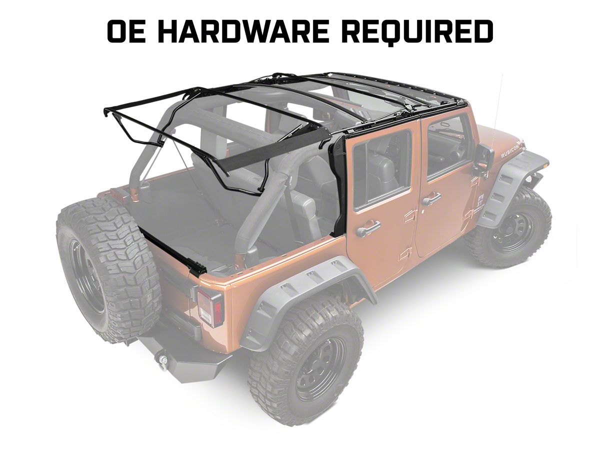 Rugged Ridge Replacement Soft Top with Tinted Windows; Black Diamond (10-18  Jeep Wrangler JK 2-Door)