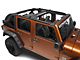 Rugged Ridge Replacement Sailcloth Soft Top with Tinted Windows; Black Diamond (10-18 Jeep Wrangler JK 4-Door)