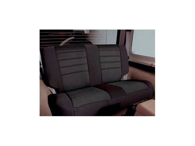 Smittybilt Neoprene Front and Rear Seat Covers; Black (97-06 Jeep Wrangler TJ)