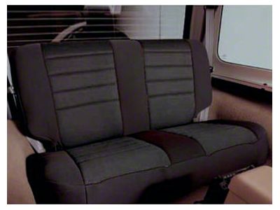 Smittybilt Neoprene Front and Rear Seat Covers; Black (97-06 Jeep Wrangler TJ)